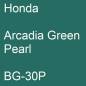 Preview: Honda, Arcadia Green Pearl, BG-30P.